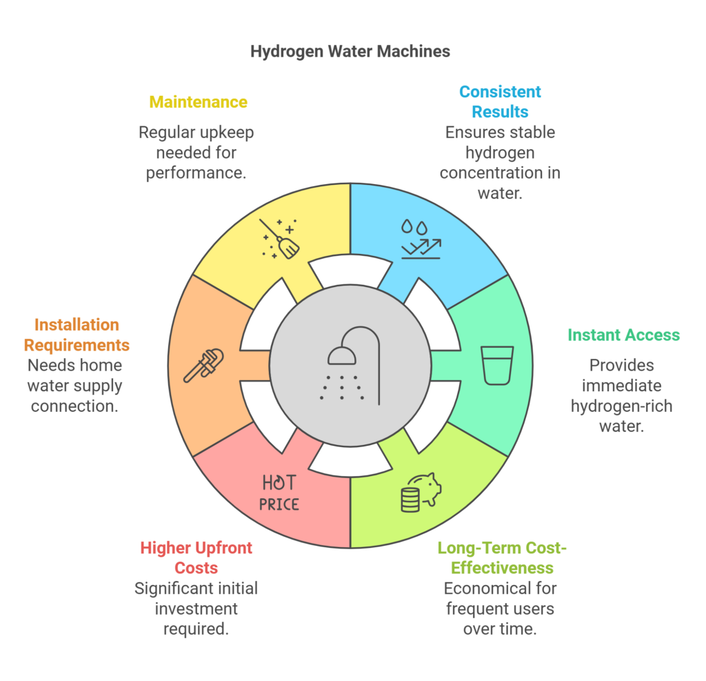 pros and cons of hydrogen water machines