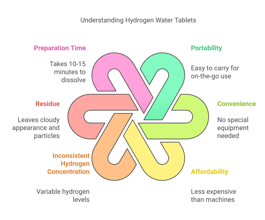 pros and cons of hydrogen water tablets