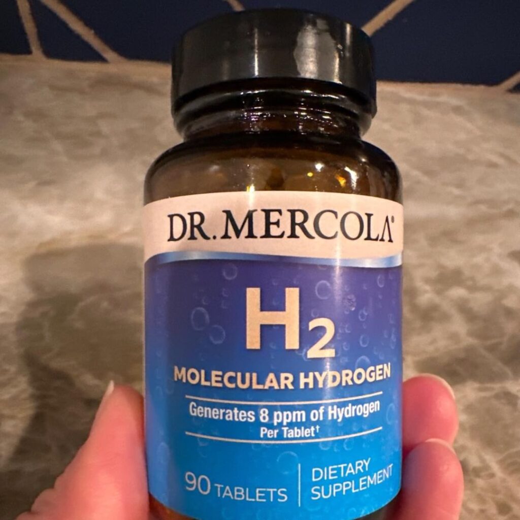 Dr Mercola H2 Molecular Hydrogen Tablets bottle of 90