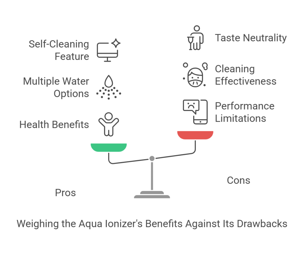 pros and cons of aqua ionizer 9.5 deluxe